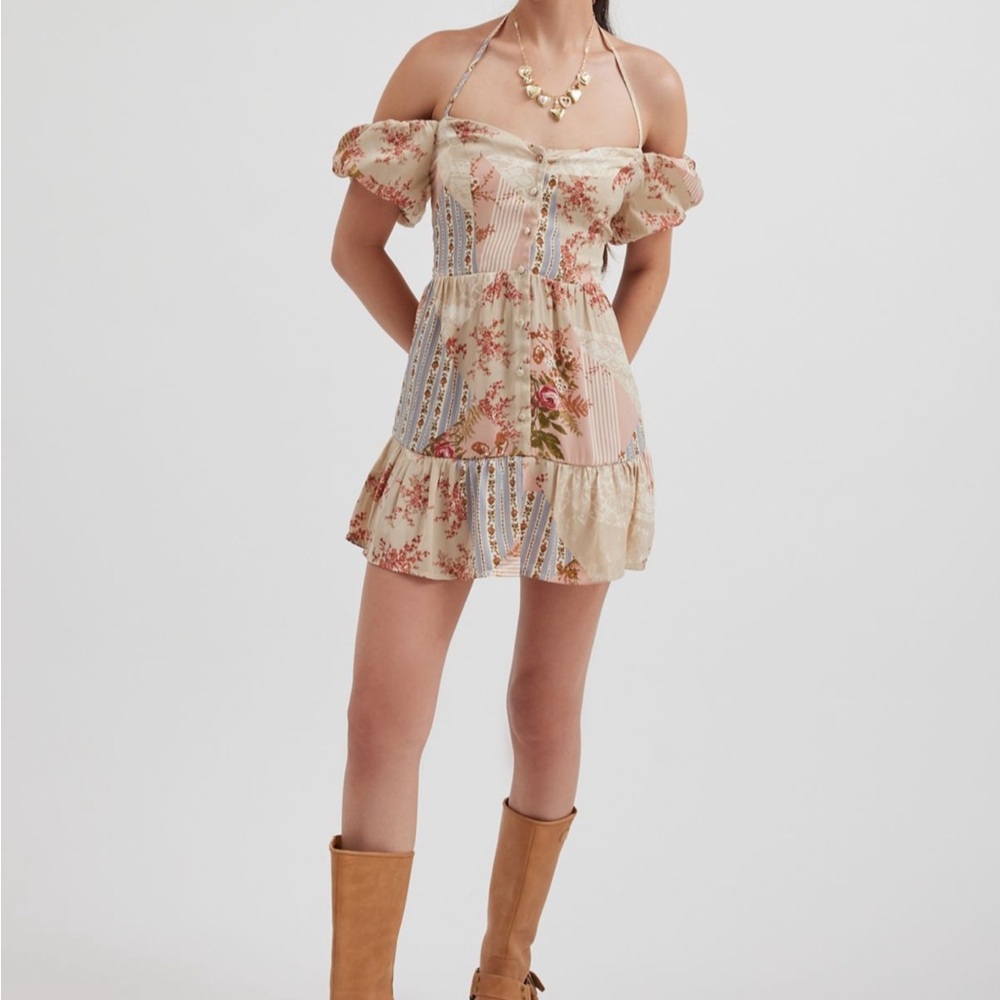 UO Floral Off-Shoulder Dress